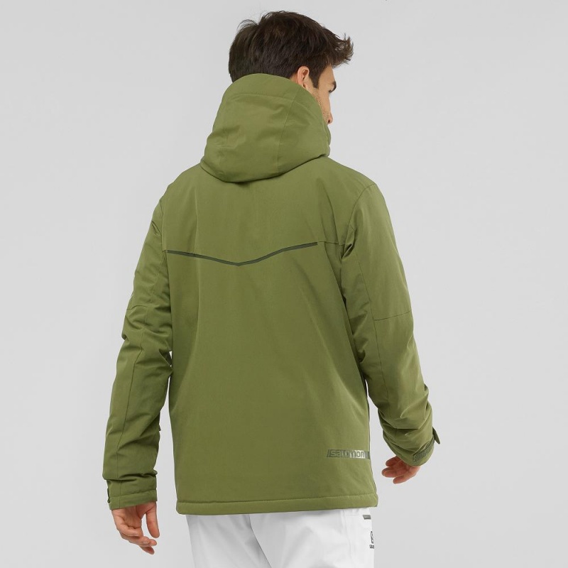 Salomon Blast Jacket M Ski Jackets Green | DLZJ-07385