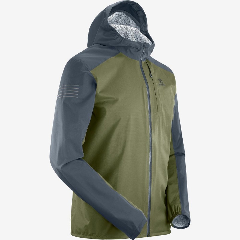 Salomon Bonatti 2.5L Running Jackets Green | WGLE-14089