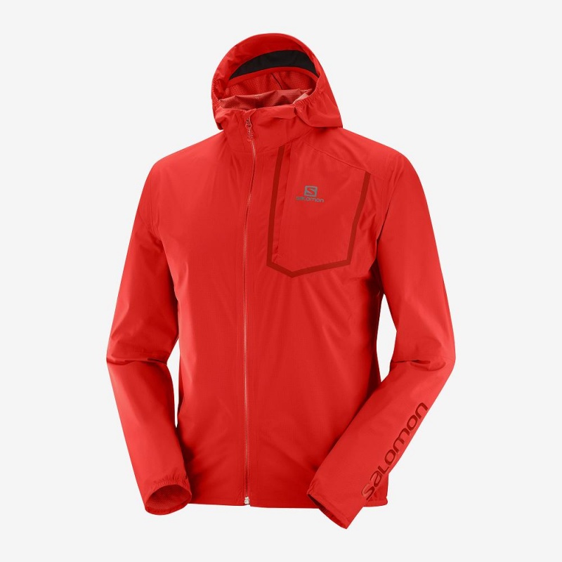 Salomon Bonatti Pro Wp Jkt M Running Jackets Red | THAY-60829