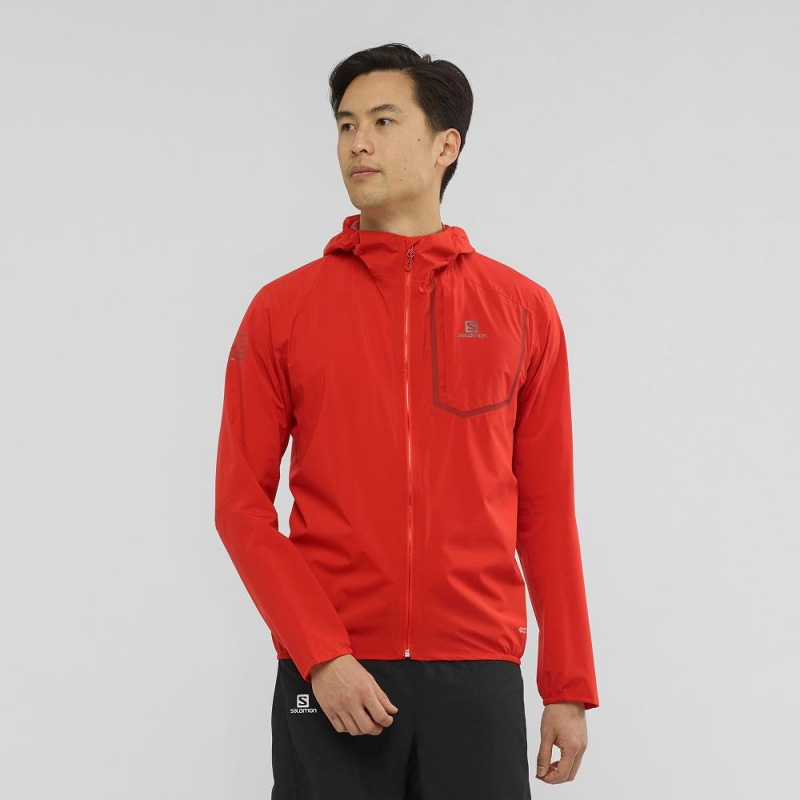 Salomon Bonatti Pro Wp Jkt M Running Jackets Red | THAY-60829