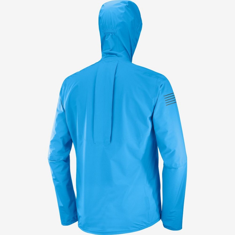 Salomon Bonatti Pro Wp Jkt M Running Jackets Blue | FOQV-72593