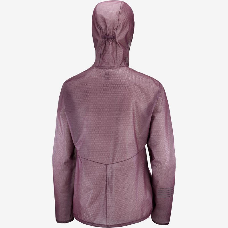 Salomon Bonatti Race Waterproof Running Jackets Purple | RYHF-73458