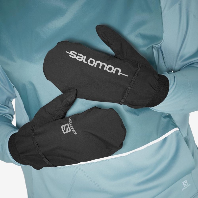 Salomon Bonatti Wp Mitten U Gloves Black | DHRP-13027