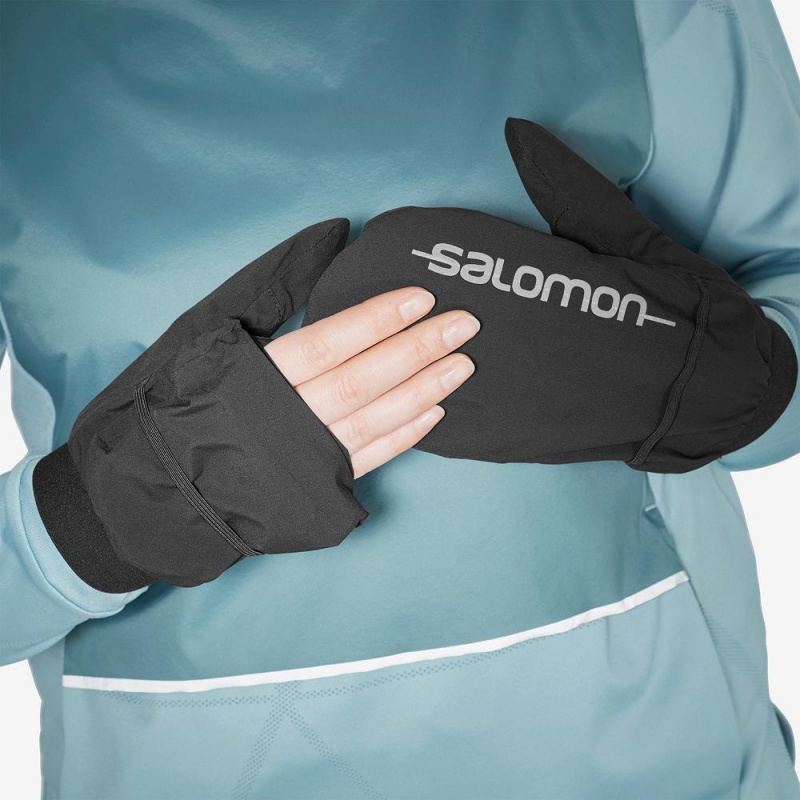 Salomon Bonatti Wp Mitten U Gloves Black | DHRP-13027