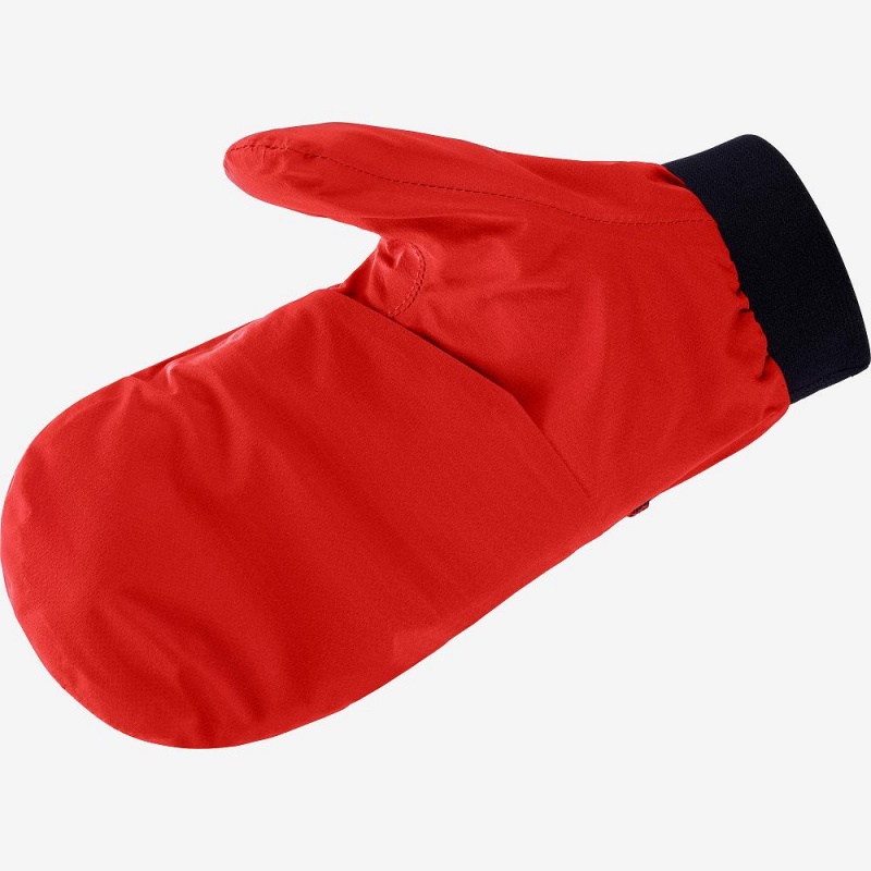 Salomon Bonatti Wp Mitten U Gloves Red | NCJQ-29706