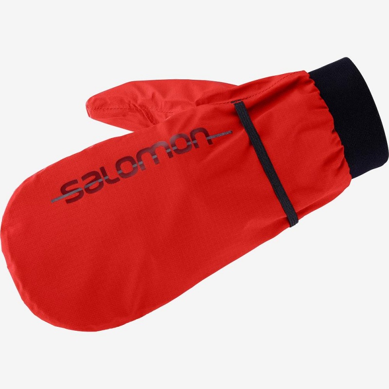 Salomon Bonatti Wp Mitten U Gloves Red | NCJQ-29706