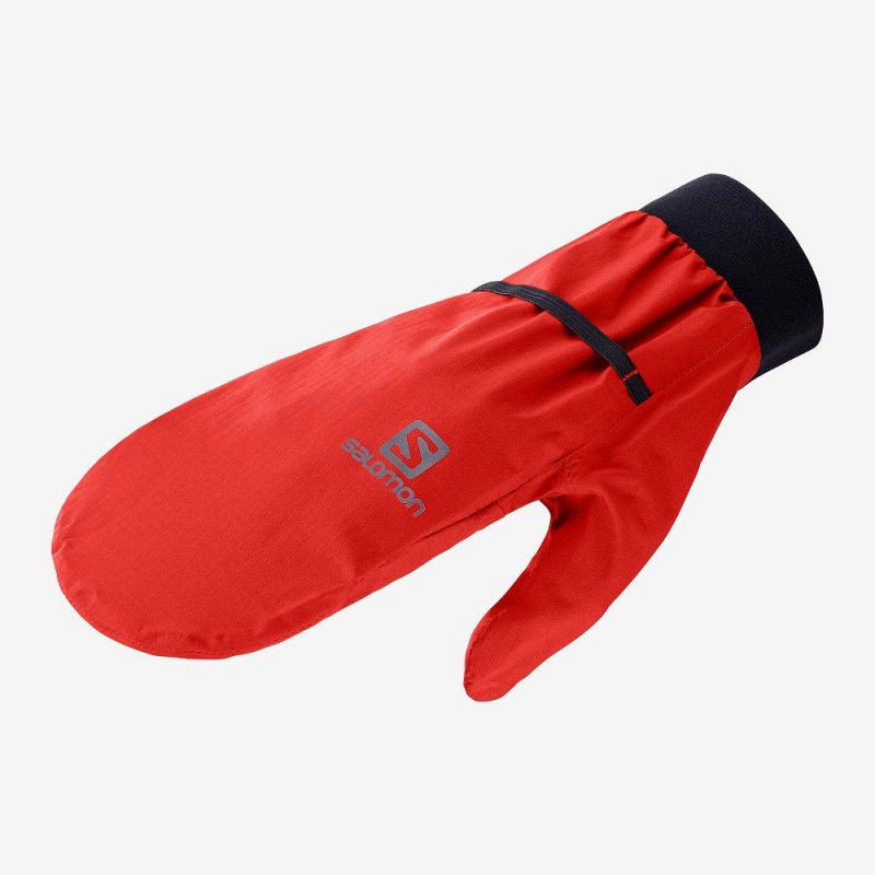 Salomon Bonatti Wp Mitten U Gloves Red | NCJQ-29706