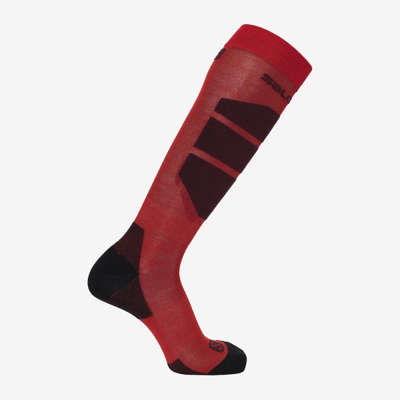 Salomon Comfort Socks Red | YGVZ-83260