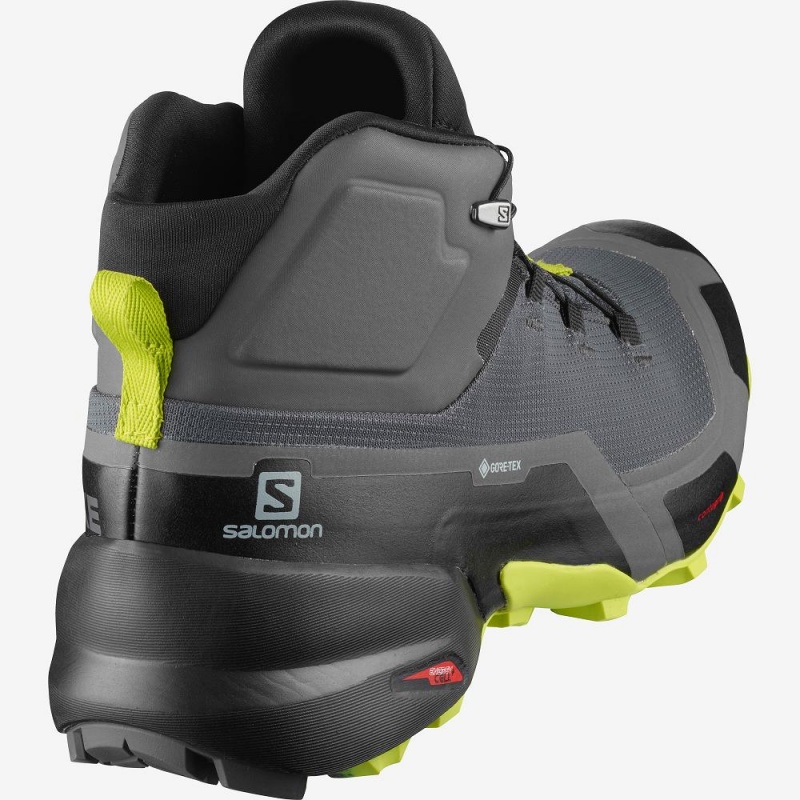 Salomon Cross Hike Mid Gore-Tex Walking Boots Gray | EBDJ-83054