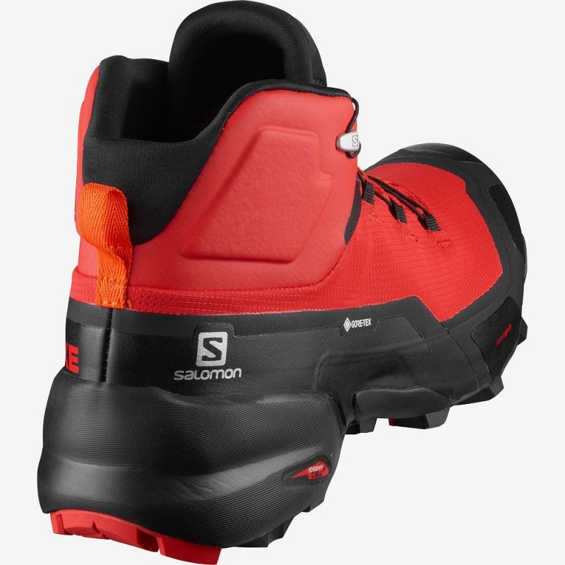 Salomon Cross Hike Mid Gore-Tex Walking Boots Red | ZSWG-05836