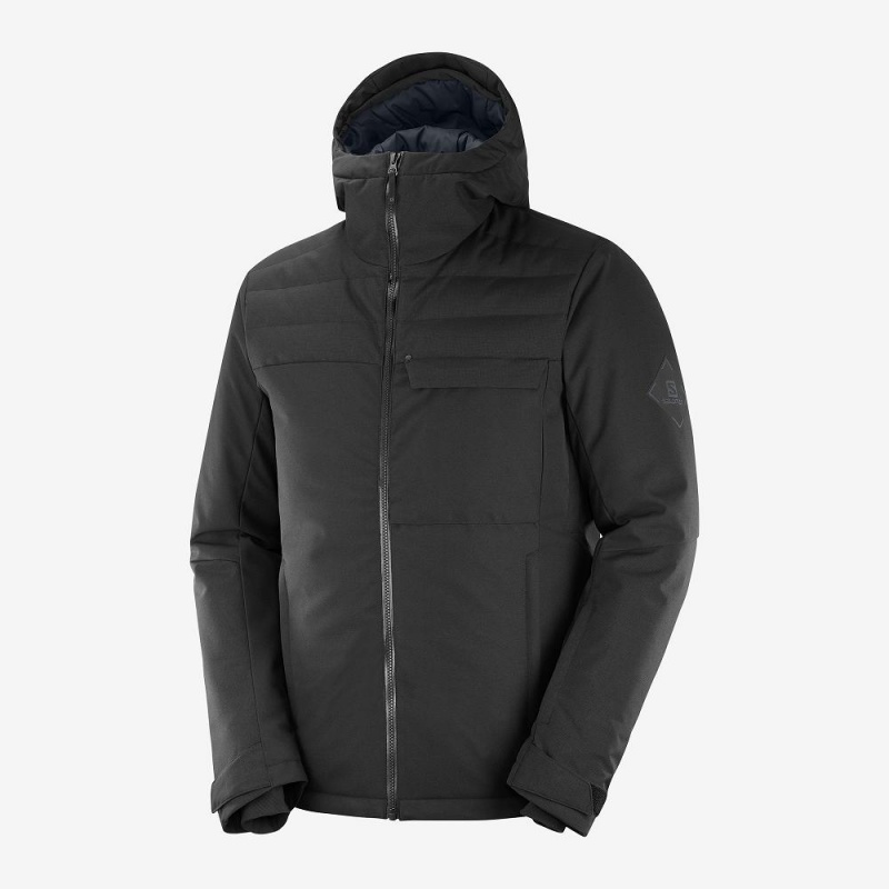 Salomon Deepsteep Jacket M Ski Jackets Black | SKVH-51497