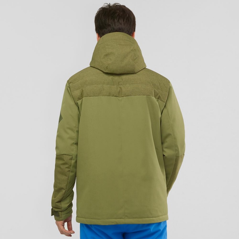 Salomon Deepsteep Jacket M Ski Jackets Green | NZES-64172