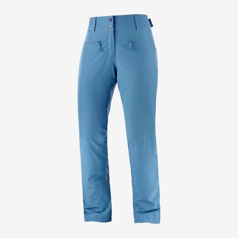 Salomon Edge Pants Blue | ANTY-51796