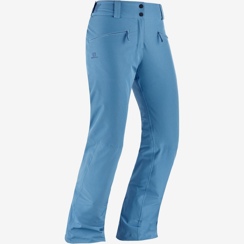 Salomon Edge Pants Blue | ANTY-51796