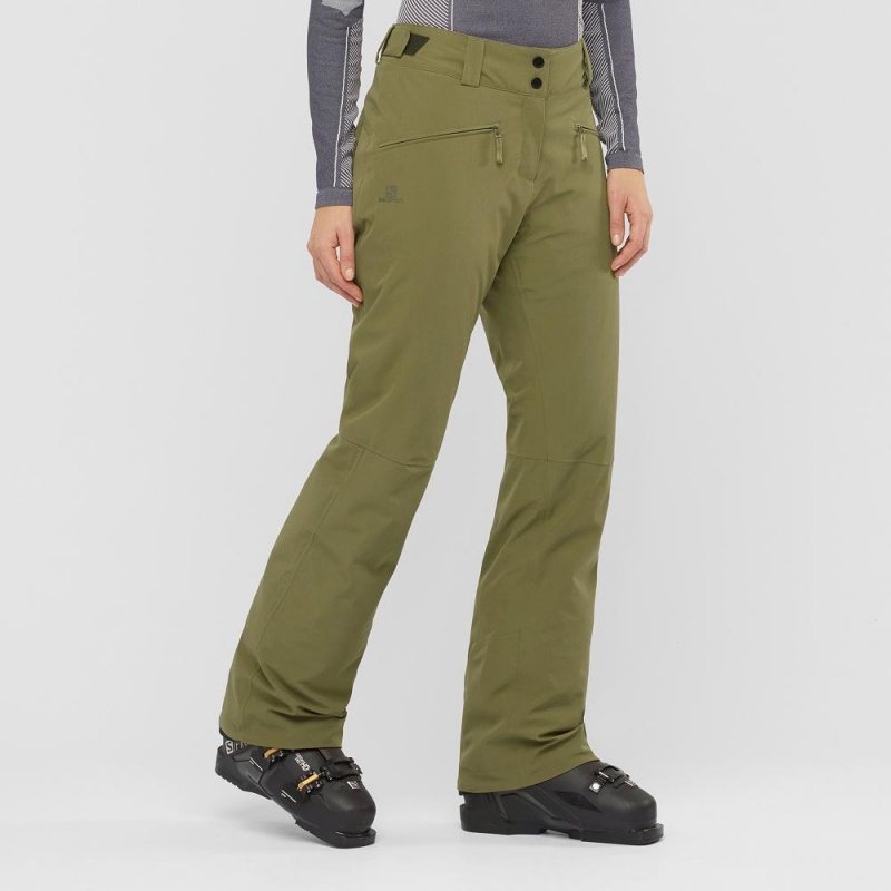 Salomon Edge Pants Green | DZSY-97465