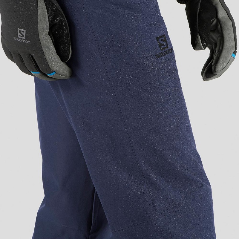 Salomon Edge Pants Navy | DKMV-69523