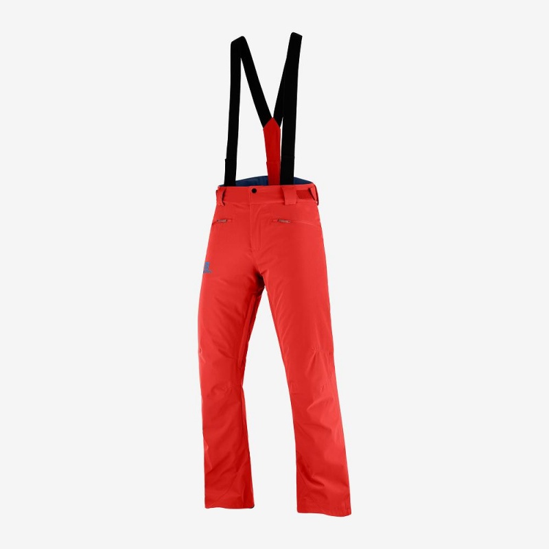 Salomon Edge Pants Red | FDAZ-21645