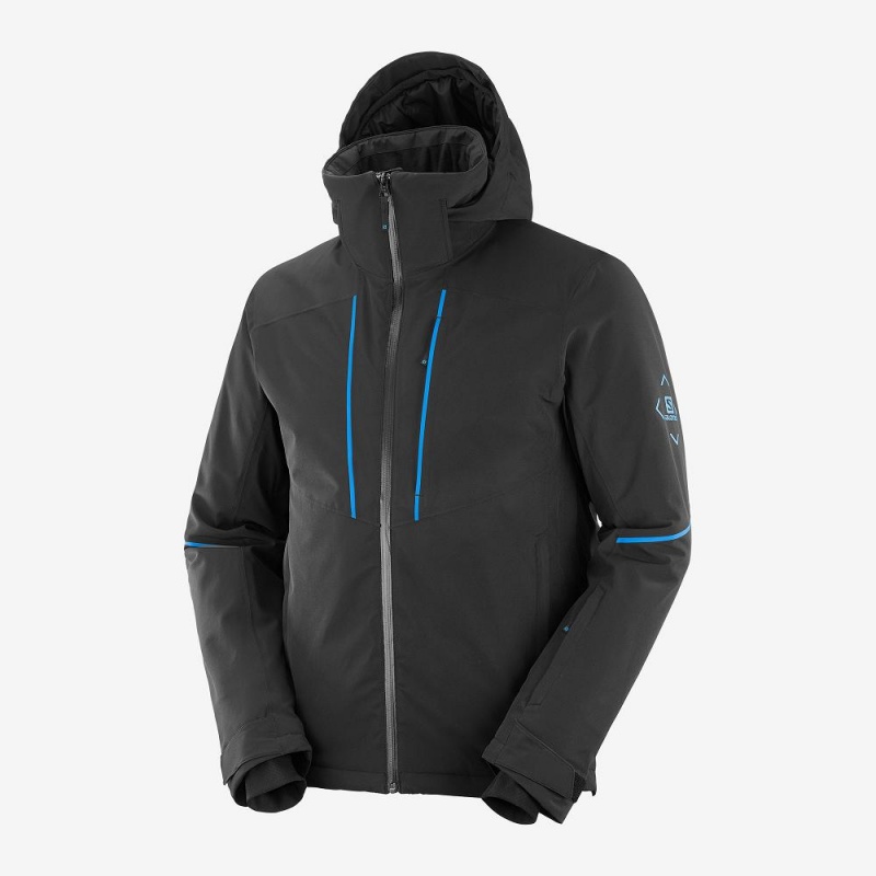 Salomon Edge Ski Jackets Black | GSHU-54397