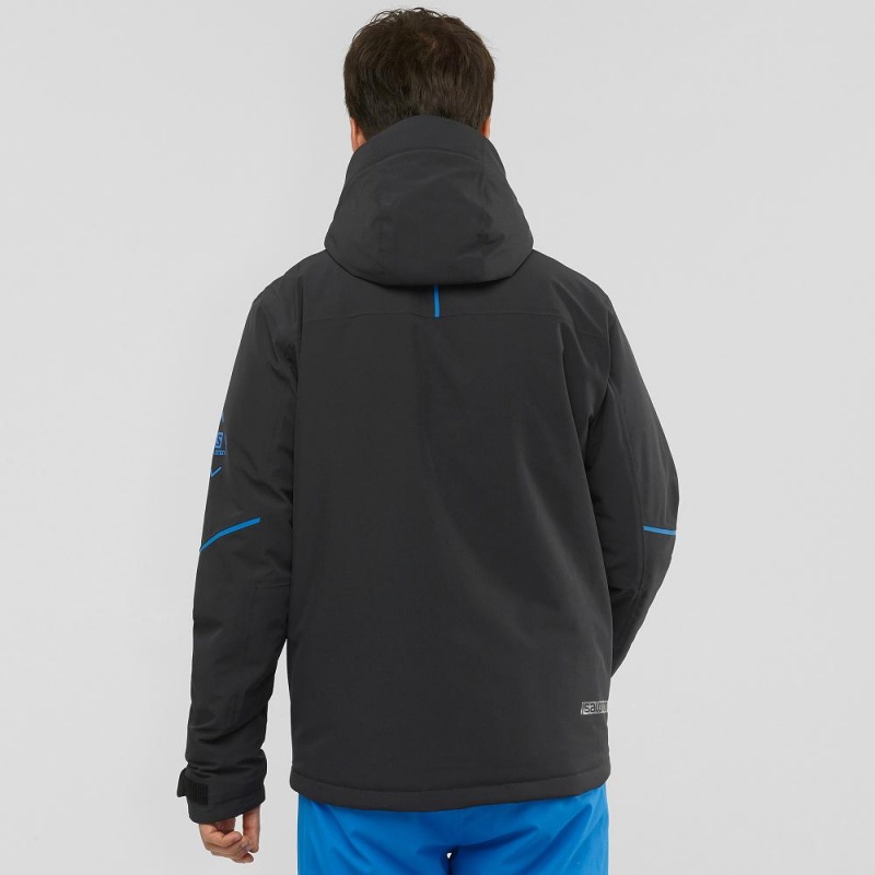 Salomon Edge Ski Jackets Black | GSHU-54397