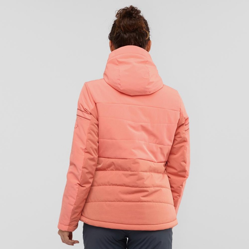 Salomon Edge Ski Jackets Orange | IVJK-41652