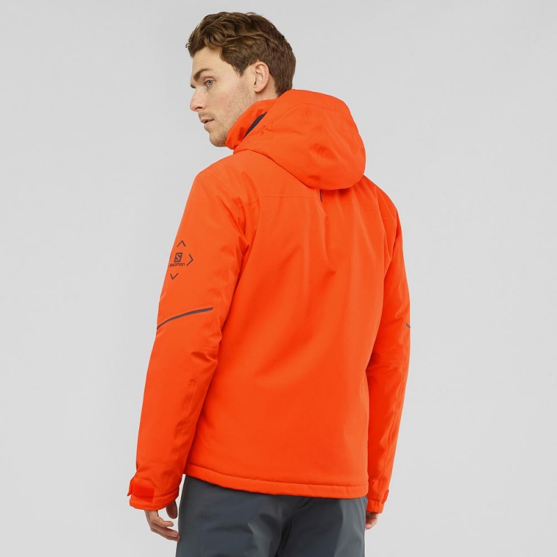 Salomon Edge Ski Jackets Orange | YSBX-68741