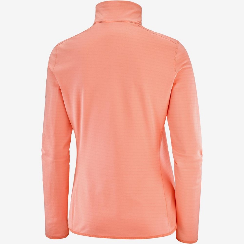 Salomon Essential Lightwarm Pullover Orange | FZSK-78560