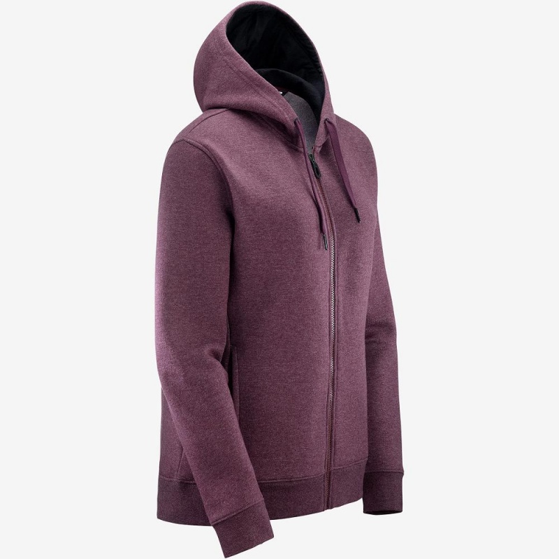 Salomon Essential Warm Hoodie Purple | KBEM-35174