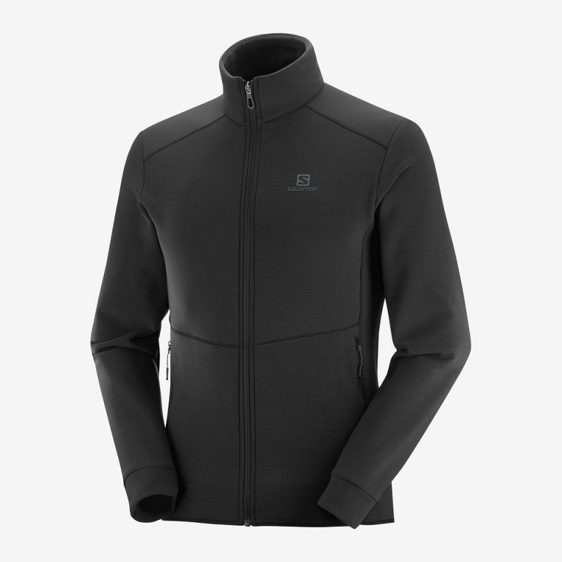 Salomon Essential Warm Ski Jackets Black | OTNQ-84739