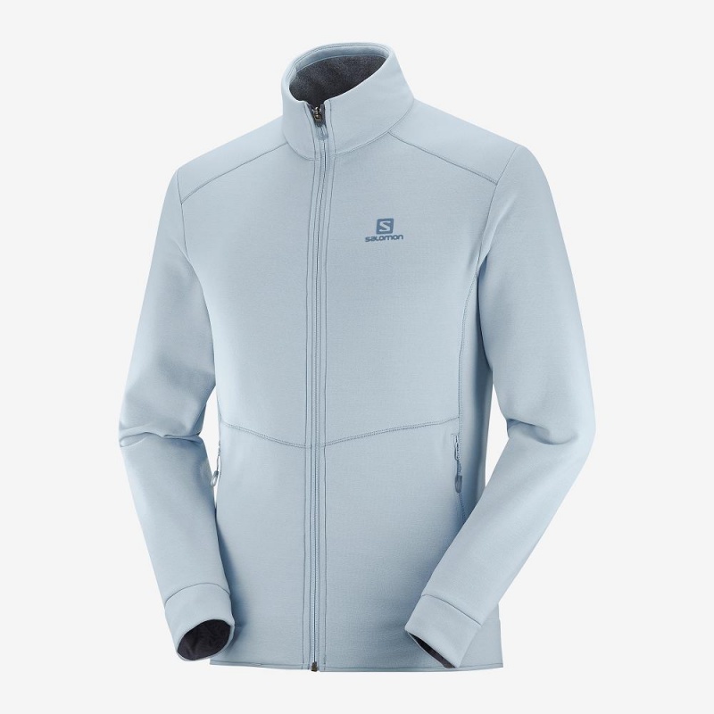 Salomon Essential Warm Ski Jackets Blue | BWJD-69307