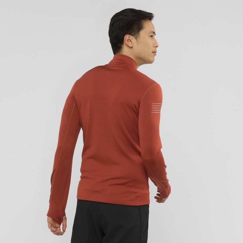 Salomon Fast Wing Mid M Running Jackets Red | JVLQ-30471