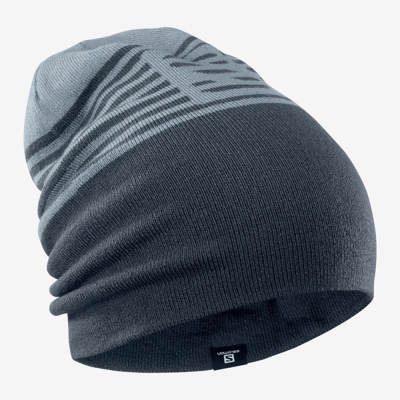 Salomon Flatspin Reversible Caps Gray | QVYB-64953