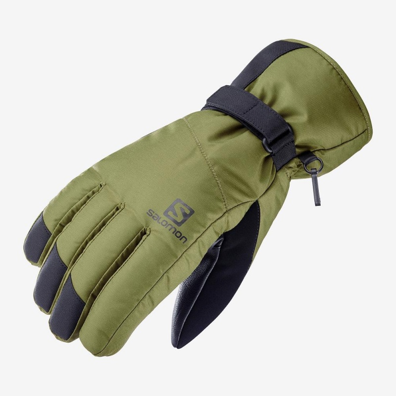 Salomon Force Dry M Gloves Green | FXSA-09243