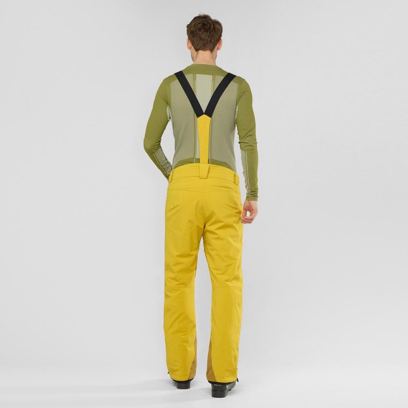 Salomon Force Pants Yellow | ALZQ-41732