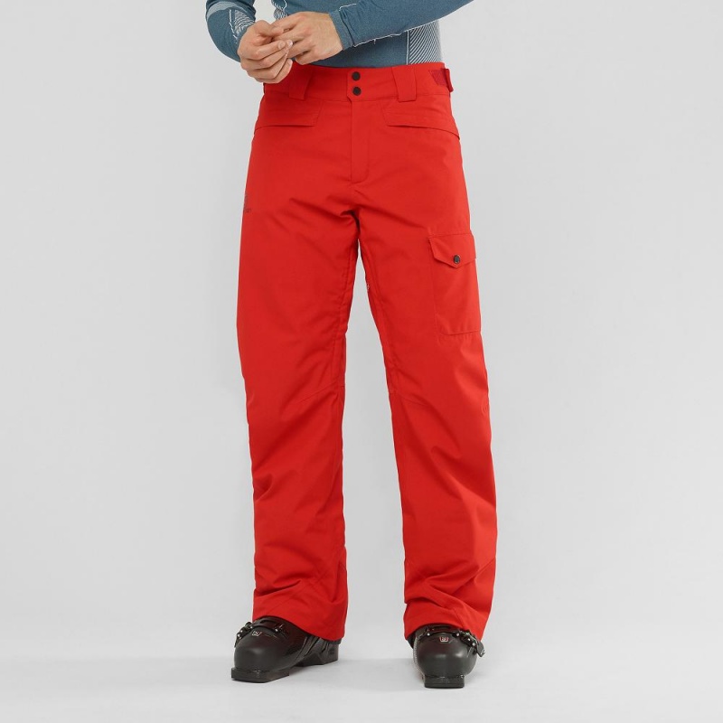 Salomon Highasard M Pants Red | WDTB-35714