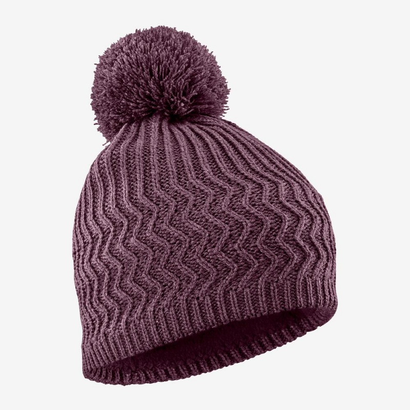 Salomon Kuba Beanie Hats Purple | MNAZ-76209