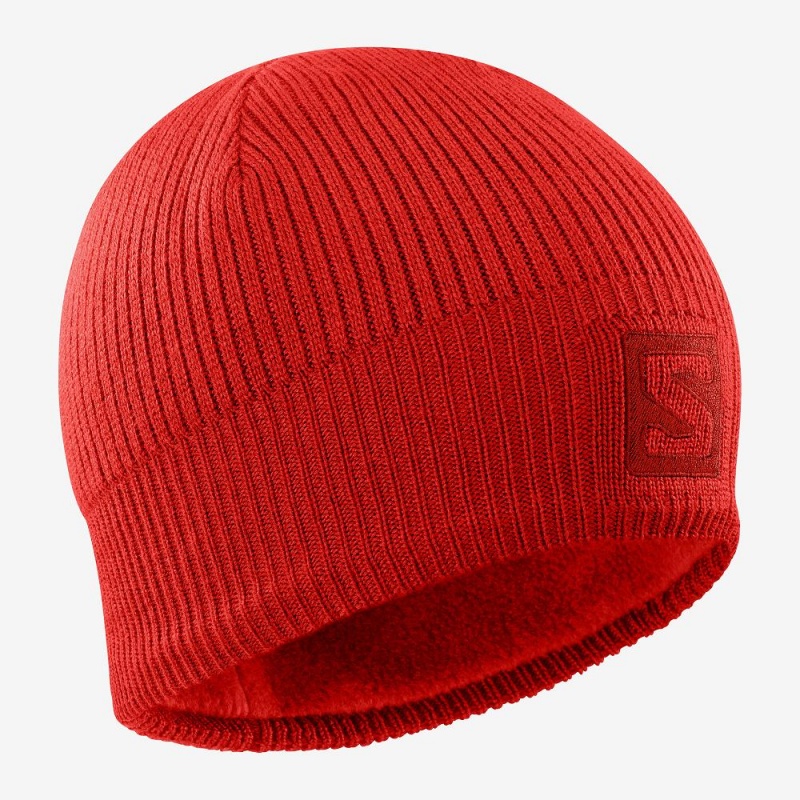 Salomon Logo Caps Red | SFBH-51942