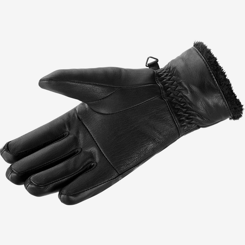 Salomon Native W Gloves Black | WNHQ-63271