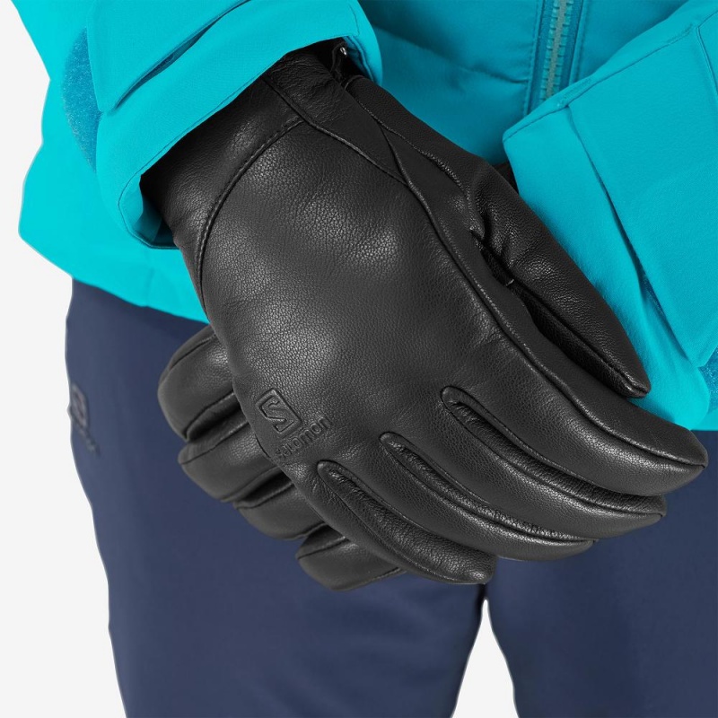 Salomon Native W Gloves Black | WNHQ-63271