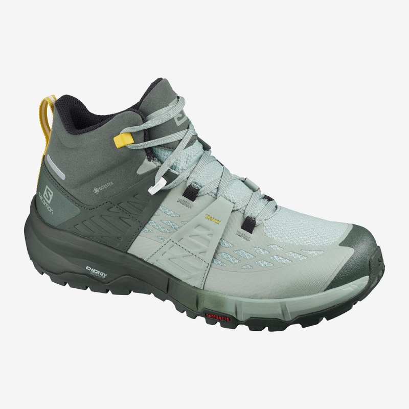 Salomon Odyssey Mid Gtx W Trekking Green | LICN-50674