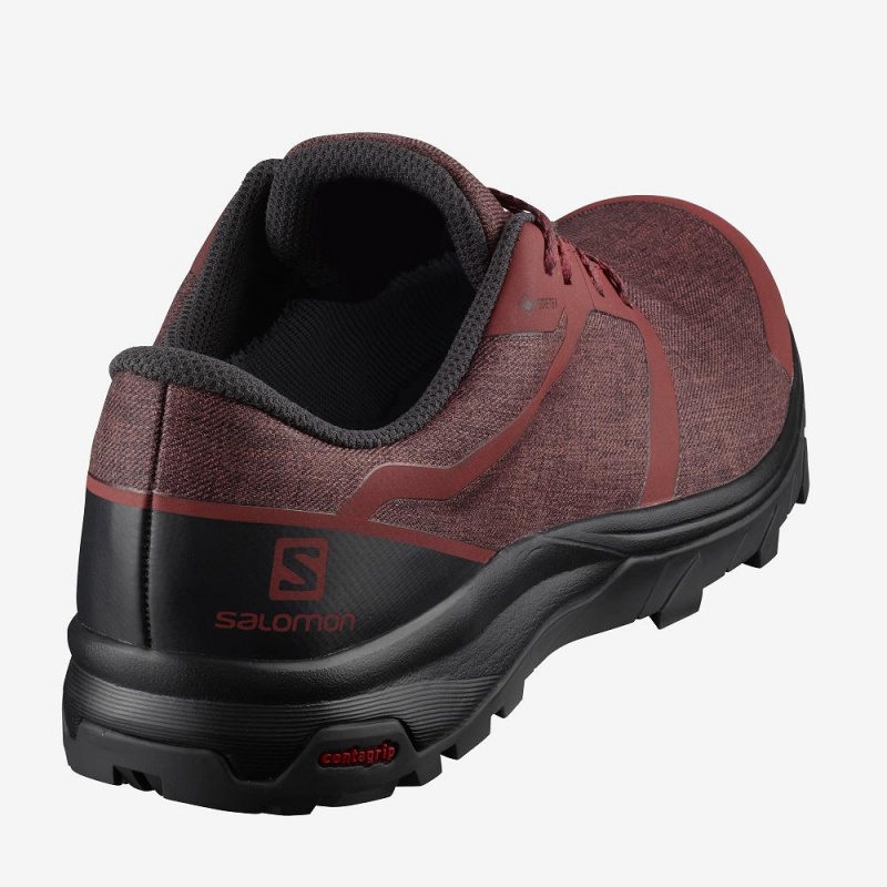 Salomon Outbound Gtx W Trekking Red | GBZY-37529