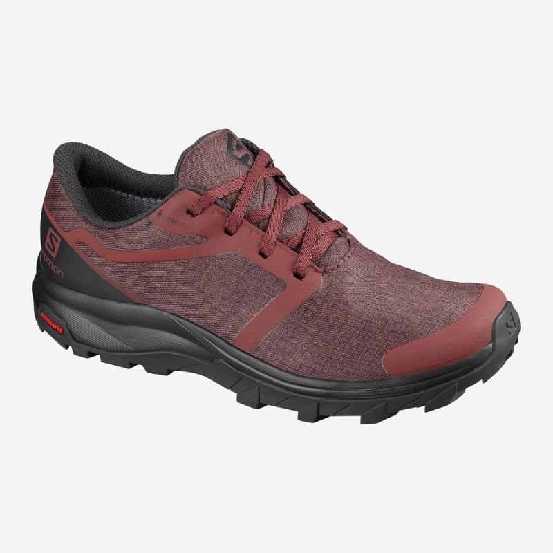 Salomon Outbound Gtx W Trekking Red | GBZY-37529