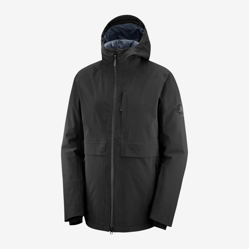 Salomon Outlaw 3In1 Jacket W Ski Jackets Black | LGID-95148