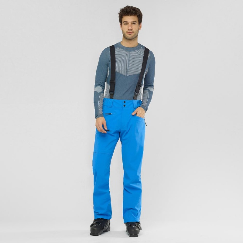 Salomon Outlaw 3L Pants Blue | AJOE-89620