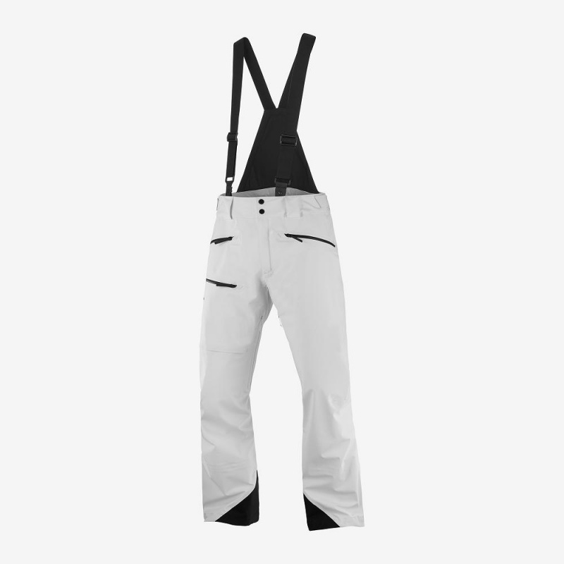 Salomon Outlaw 3L Pants White | QJHR-68035