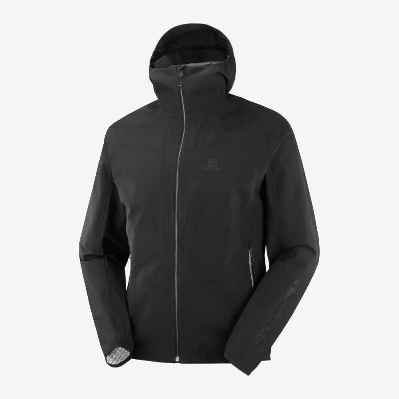 Salomon Outline Jacket M Jacket Black | WOBZ-51902