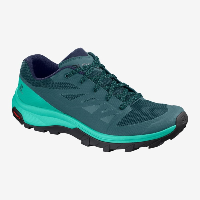 Salomon Outline Trekking Green | BMQR-89713