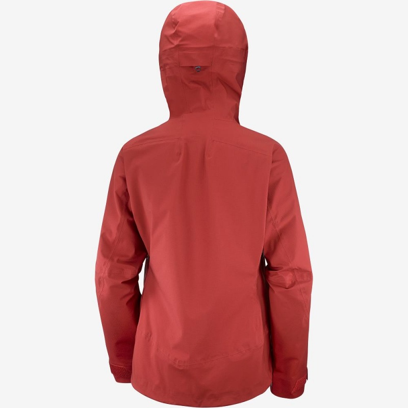 Salomon Outpeak 3L Light Jacket W Ski Jackets Red | GIHB-83109