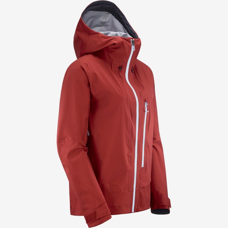 Salomon Outpeak 3L Light Jacket W Ski Jackets Red | GIHB-83109