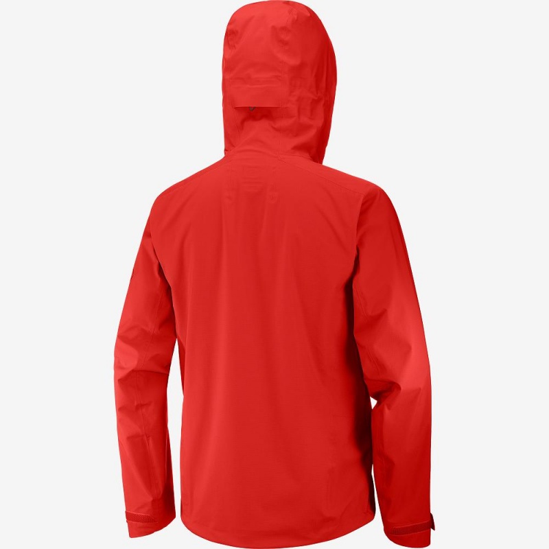 Salomon Outpeak 3L Light Shell Jacket M Ski Jackets Red | EGZY-16592