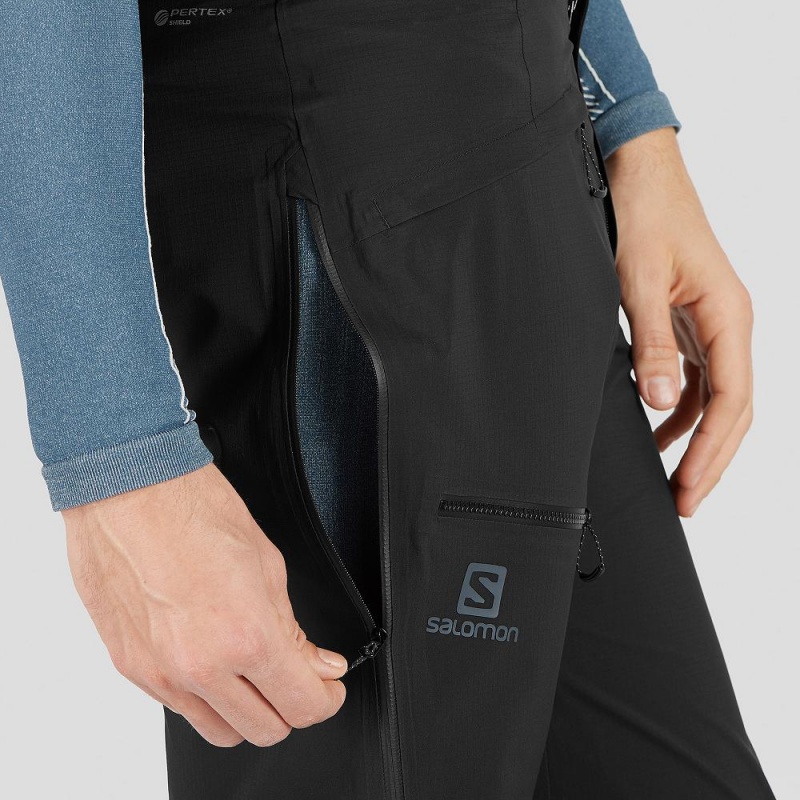 Salomon Outpeak 3L Light Shell M Pants Black | RNWV-60785